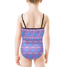 Load image into Gallery viewer, Kids' Spaghetti Strap Ruffle Swimsuit