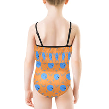 Load image into Gallery viewer, Kids' Spaghetti Strap Ruffle Swimsuit