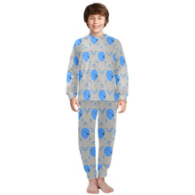 Load image into Gallery viewer, Big Boys' Crew Neck Long Pajama Set