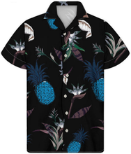 Load image into Gallery viewer, Chemise Polynesian Tribal Hibiscus Plumeria Hawaiian Tops Shirts for Men