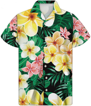 Load image into Gallery viewer, Hawaiian Aloha Beach Tropical Floral Pattern Summer Shirts for Men