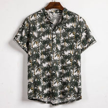 Load image into Gallery viewer, Summer Floral Loose Baggy Holiday Beach Short Sleeve Aloha Shirt for Men