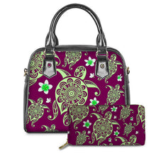 Load image into Gallery viewer, Sea Turtle Hawaiian Shoulder Handbags for Women