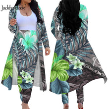 Load image into Gallery viewer, Tropical Hawaiian Hibiscus Print 2 Piece Outfits for Women