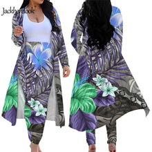 Load image into Gallery viewer, Tropical Hawaiian Hibiscus Print 2 Piece Outfits for Women