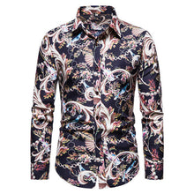 Load image into Gallery viewer, Summer Floral Loose Baggy Holiday Beach Short Sleeve Aloha Shirt for Men