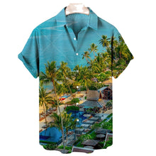 Load image into Gallery viewer, Breathable Hawaiian Shirt Summer Sunset Beach Style Unisex