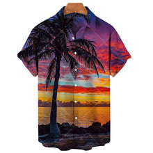 Load image into Gallery viewer, Breathable Hawaiian Shirt Summer Sunset Beach Style Unisex