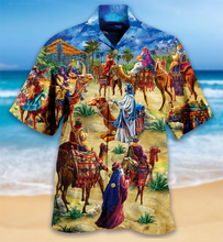 Load image into Gallery viewer, New Hawaiian Beach 3D Print Short Sleeve Shirt for Men