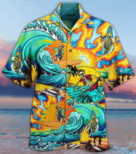 Load image into Gallery viewer, New Hawaiian Beach 3D Print Short Sleeve Shirt for Men