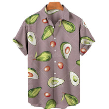 Load image into Gallery viewer, Hawaiian 3D Fruit Pattern Short Sleeve Aloha Shirt Unisex