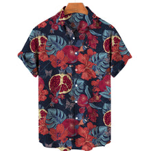 Load image into Gallery viewer, Hawaiian 3D Fruit Pattern Short Sleeve Aloha Shirt Unisex