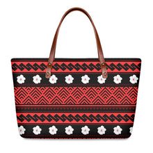 Load image into Gallery viewer, Vintage Hawaiian Style Polynesian Tribal Stripe Design Luxury Handbag