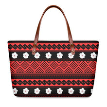 Load image into Gallery viewer, Vintage Hawaiian Style Polynesian Tribal Stripe Design Luxury Handbag