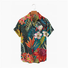 Load image into Gallery viewer, Fashion Men's Color Printed Beach Aloha/Hawaiian Short Sleeve Shirt