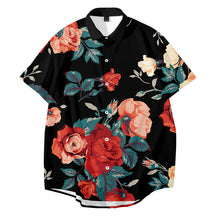 Load image into Gallery viewer, Casual Floral Print Short Sleeve Summer Aloha Shirt for Men