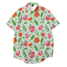 Load image into Gallery viewer, Casual Floral Print Short Sleeve Summer Aloha Shirt for Men
