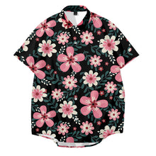 Load image into Gallery viewer, Casual Floral Print Short Sleeve Summer Aloha Shirt for Men