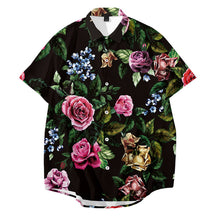 Load image into Gallery viewer, Casual Floral Print Short Sleeve Summer Aloha Shirt for Men