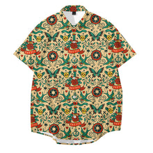 Load image into Gallery viewer, Casual Floral Print Short Sleeve Summer Aloha Shirt for Men