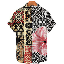 Load image into Gallery viewer, Vintage Summer Style 3D Print Cropped Flap Loose Hawaiian Fashion Shirt Unisex