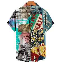 Load image into Gallery viewer, Vintage Summer Style 3D Print Cropped Flap Loose Hawaiian Fashion Shirt Unisex