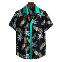 Load image into Gallery viewer, Men's Harajuku Short Sleeve Vintage Hawaiian Beach Shirts for Men
