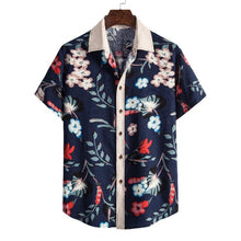 Load image into Gallery viewer, Men's Harajuku Short Sleeve Vintage Hawaiian Beach Shirts for Men
