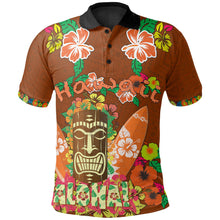 Load image into Gallery viewer, Hawaii All Over Summer Fashion 3D Printed Polo Shirt for Men and Women
