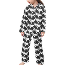 Load image into Gallery viewer, Little Girls&#39; V-Neck Long Pajama Set
