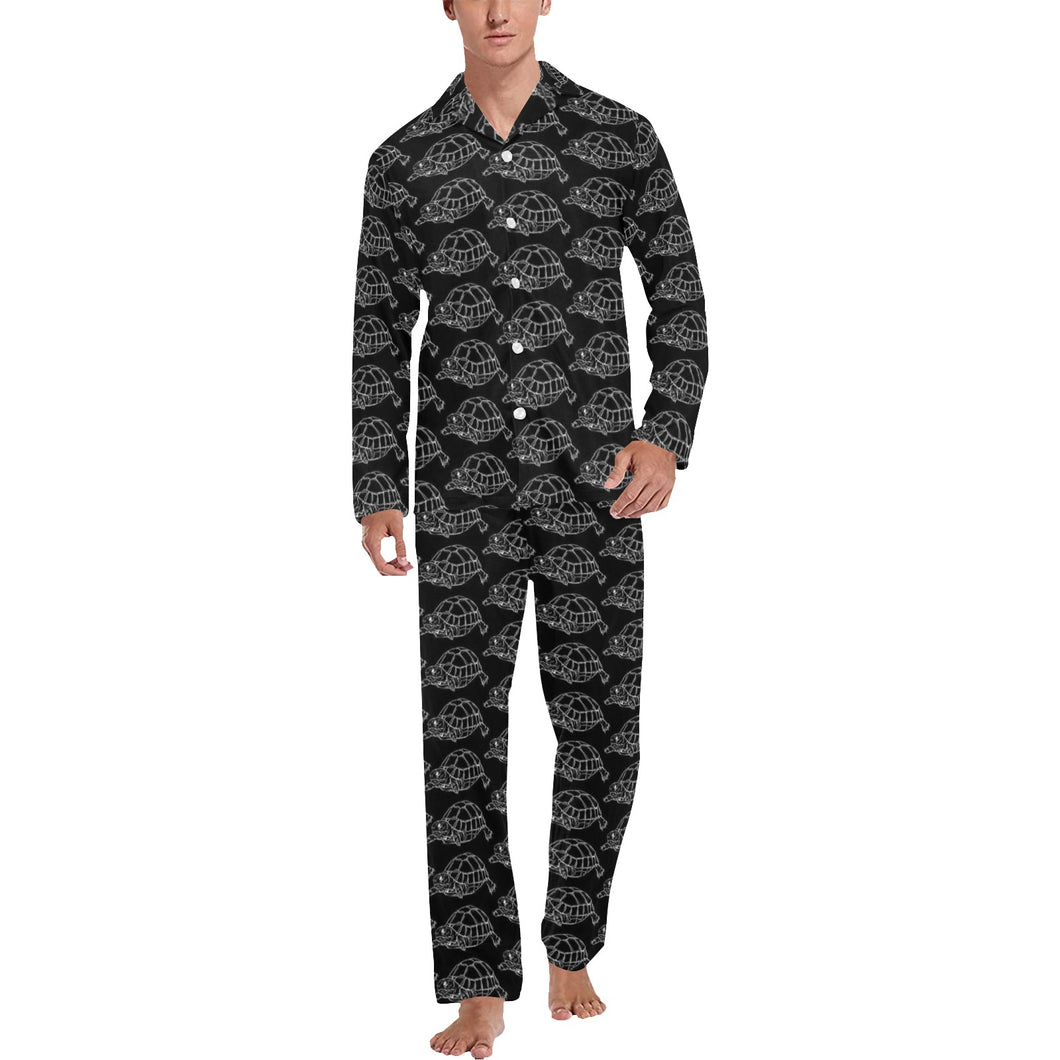 Bluwaii Men's V-Neck Pajama Set