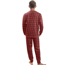 Load image into Gallery viewer, Big Boys&#39; Crew Neck Long Pajama Set
