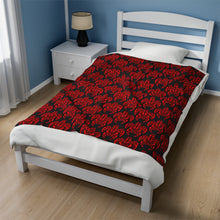 Load image into Gallery viewer, Bluwaii Velveteen Plush Blanket
