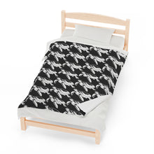 Load image into Gallery viewer, Bluwaii Velveteen Plush Blanket
