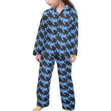 Load image into Gallery viewer, Little Girls&#39; V-Neck Long Pajama Set
