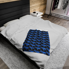 Load image into Gallery viewer, Bluwaii Velveteen Plush Blanket
