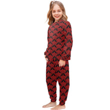 Load image into Gallery viewer, Little Girls&#39; Crew Neck Long Pajama Set
