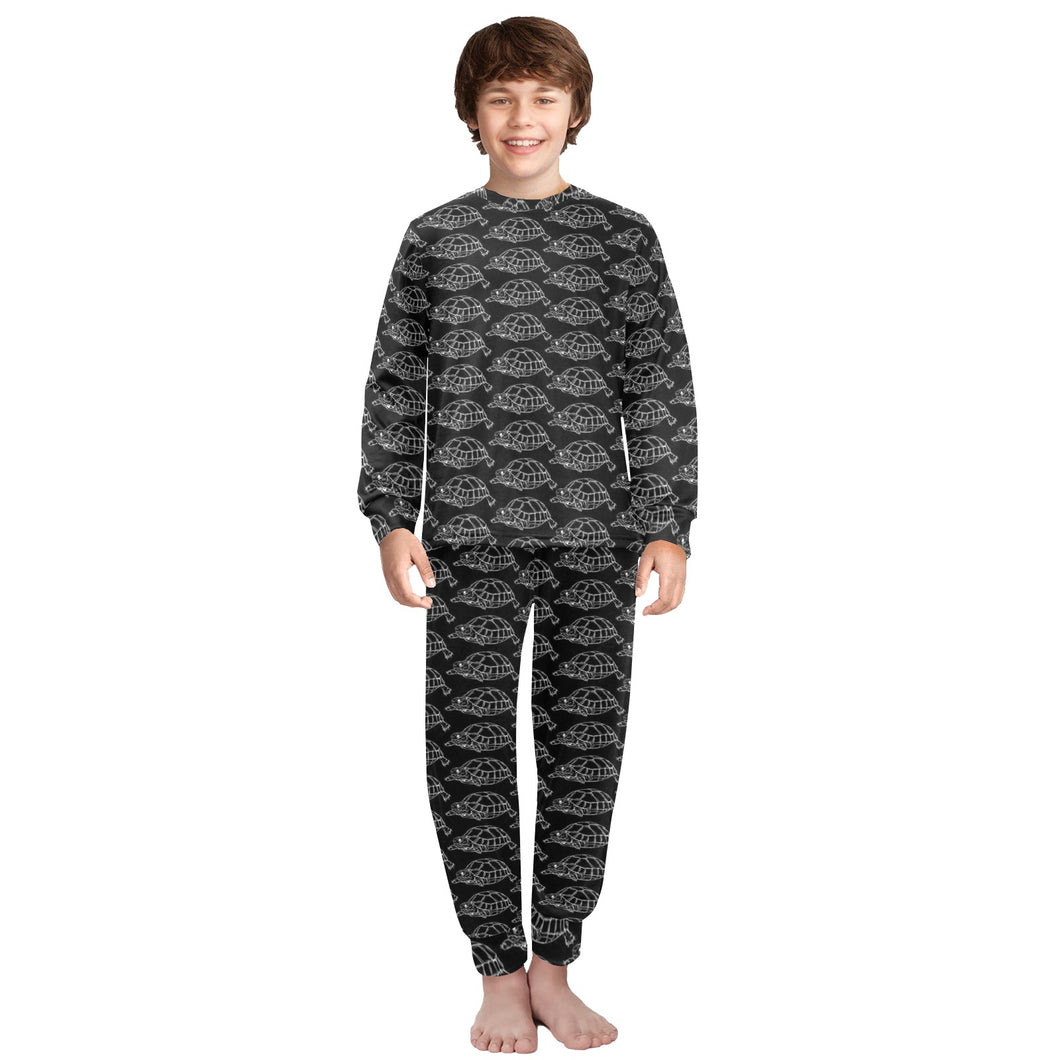 Big Boys' Crew Neck Long Pajama Set