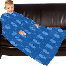 Load image into Gallery viewer, Blanket Robe with Sleeves for Kids
