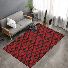 Load image into Gallery viewer, Bluwaii Area Rug with Black Binding 7&#39;x5&#39;
