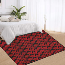 Load image into Gallery viewer, Bluwaii Area Rug with Black Binding 7&#39;x5&#39;
