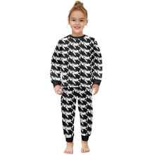 Load image into Gallery viewer, Little Girls&#39; Crew Neck Long Pajama Set

