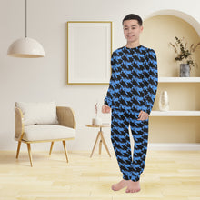 Load image into Gallery viewer, Big Boys&#39; Crew Neck Long Pajama Set
