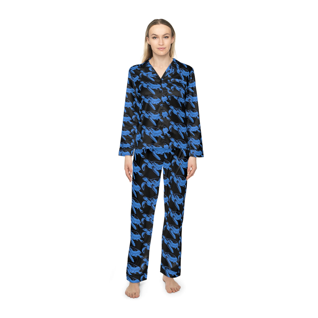 Bluwaii Women's Satin Pajamas