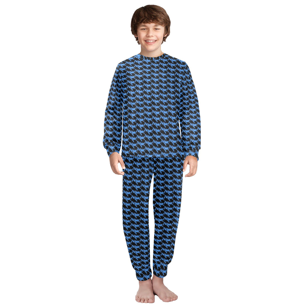 Big Boys' Crew Neck Long Pajama Set