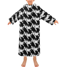 Load image into Gallery viewer, Blanket Robe with Sleeves for Kids
