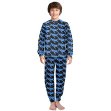 Load image into Gallery viewer, Big Boys&#39; Crew Neck Long Pajama Set
