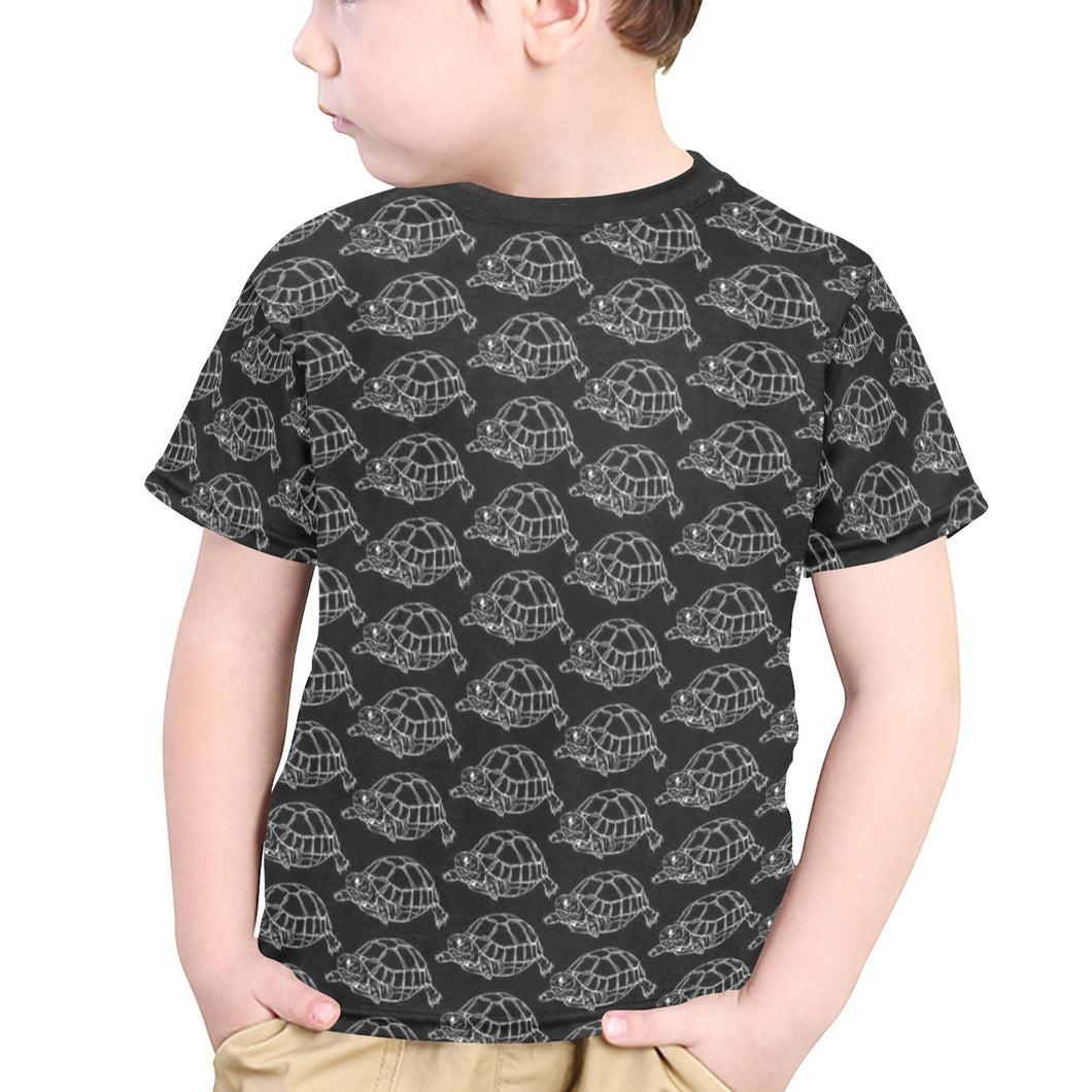Little Boys' All Over Print Crew Neck T-Shirt