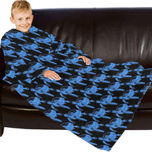 Load image into Gallery viewer, Blanket Robe with Sleeves for Kids
