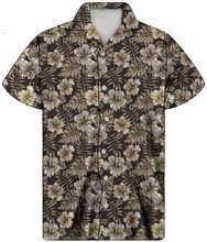 Load image into Gallery viewer, Tropical Floral Hawaiian Design Short Sleeve Shirt for Men
